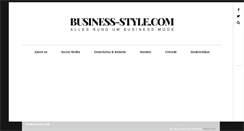 Desktop Screenshot of business-style.com