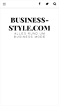 Mobile Screenshot of business-style.com