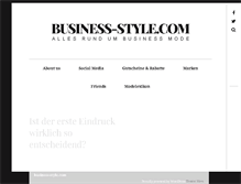 Tablet Screenshot of business-style.com